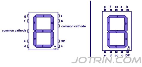 seven segment display pinout|7 Segment Display Pinout Types, Specifications, Working and Applicati.